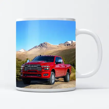Ram Heavy Duty Truck Mountain Landscape