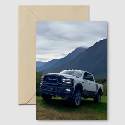 Ram Truck White Mountains Green Meadow