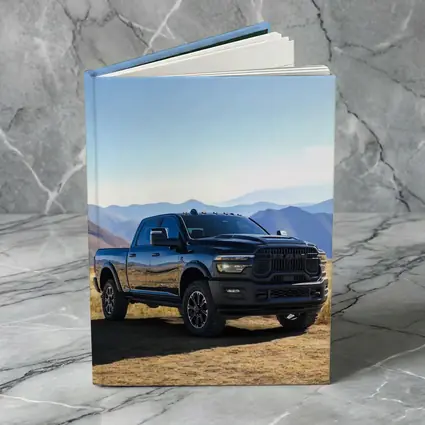 Ram Heavy Duty Truck Black Mountain Landscape