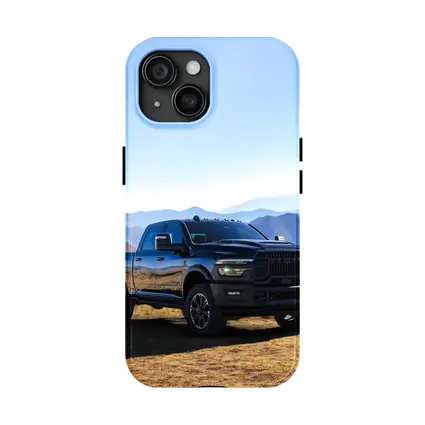 Ram Heavy Duty Truck Black Mountain Landscape