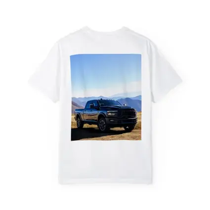 Ram Heavy Duty Truck Black Mountain Landscape