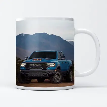 Ram TRX Truck Blue Mountain Dirt Road