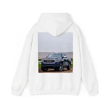 Ram Truck Navy Blue Dirt Road Desert