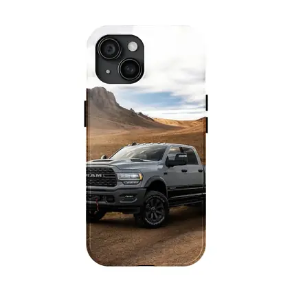 Ram Truck Gray Desert Rugged Road