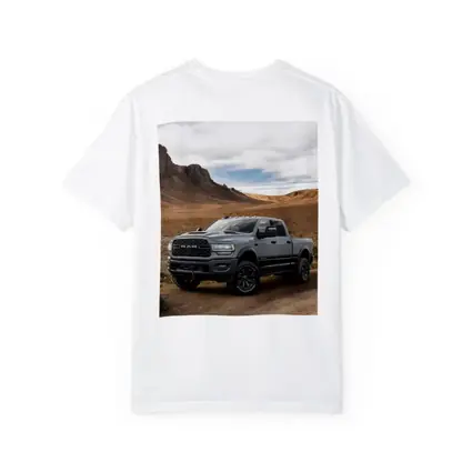 Ram Truck Gray Desert Rugged Road