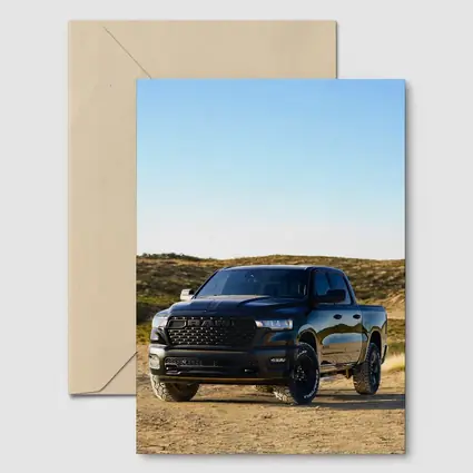 Ram Truck Black Desert Rugged Terrain