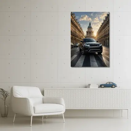 Range Rover Evoque Paris City Street