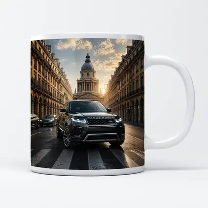 Range Rover Evoque Paris City Street