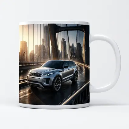 Range Rover Evoque On City Bridge
