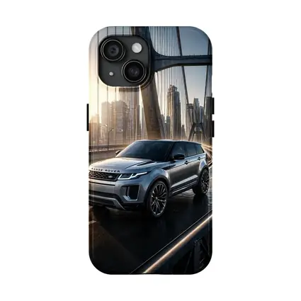 Range Rover Evoque On City Bridge