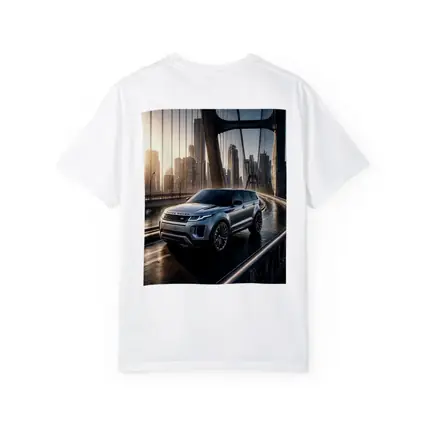 Range Rover Evoque On City Bridge