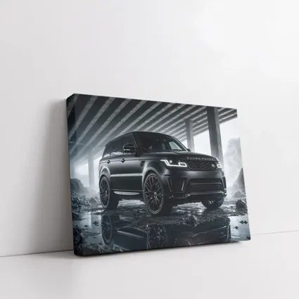 Range Rover Sport Black Urban Underpass Scene
