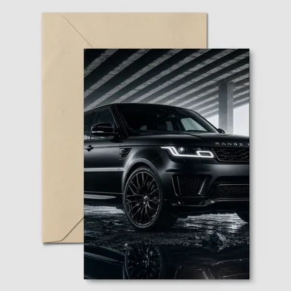 Range Rover Sport Black Urban Underpass Scene