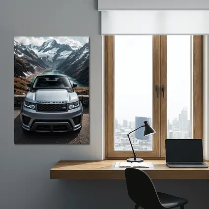 Range Rover Sport Front Mountain Alpine Lake