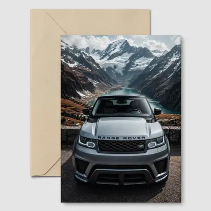 Range Rover Sport Front Mountain Alpine Lake