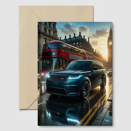 Range Rover Velar London Big Ben Street