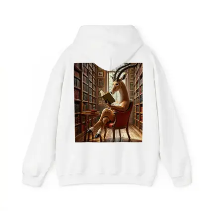 Antelope Reading Book in Grand Library