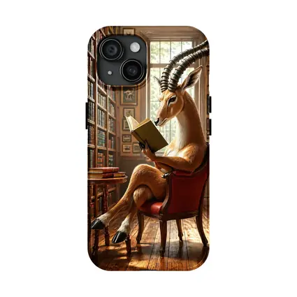 Antelope Reading Book in Grand Library