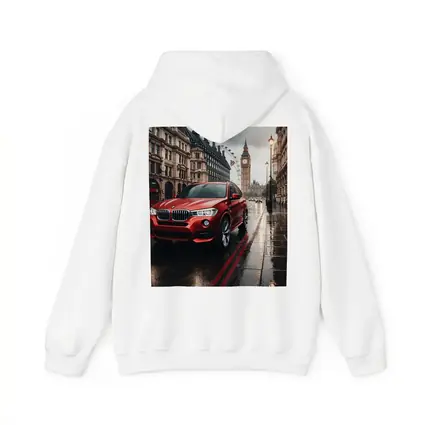 Red BMW X3 Rainy London Streets