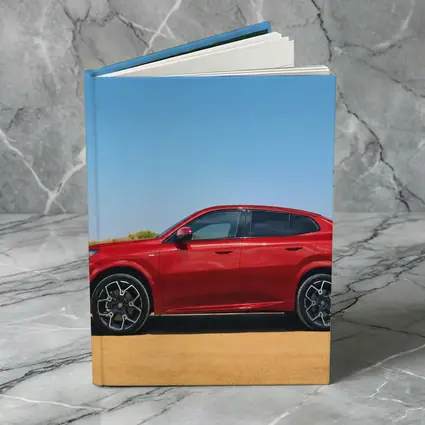 Red BMW X4 Desert Sandy Landscape