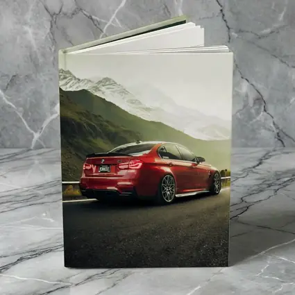 Red BMW M3 F80 Mountain Road Shot