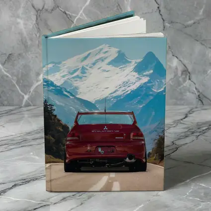 Mitsubishi Lancer Evolution Red Mountain Road