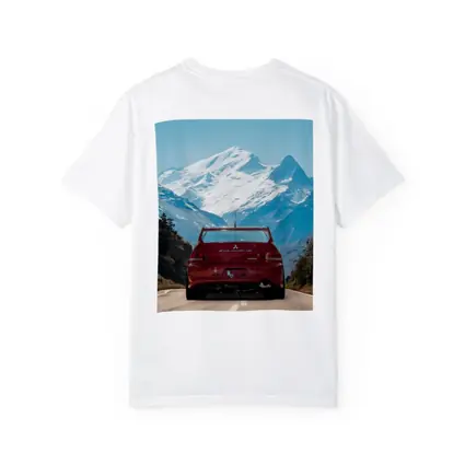 Mitsubishi Lancer Evolution Red Mountain Road