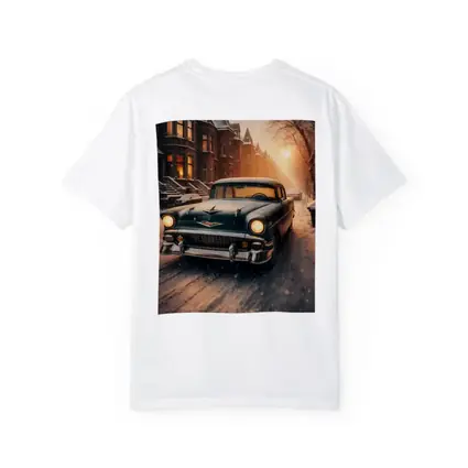 Chevrolet Bel Air Snowy Winter Street Scene