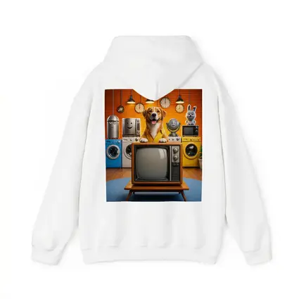 Happy Dog Retro TV Cartoon Appliances Room