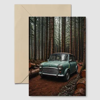 Classic Mini Cooper in Dark Forest