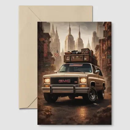 Retro GMC Truck Classic New York City