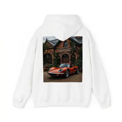 Lotus Elise Classic Red British Cottage Setting