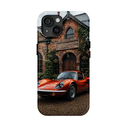 Lotus Elise Classic Red British Cottage Setting