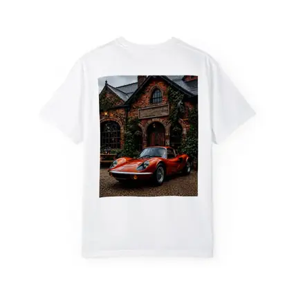 Lotus Elise Classic Red British Cottage Setting