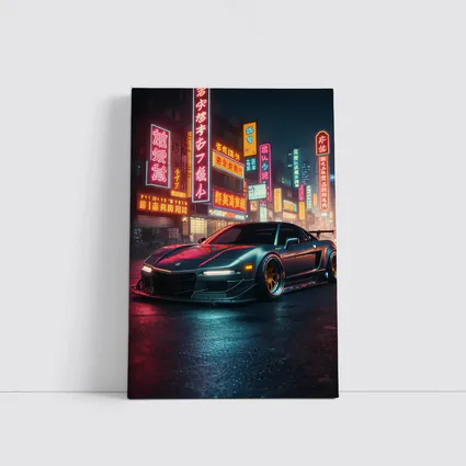 Acura NSX Neon City Night Street