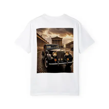 Rolls Royce Classic Car Ancient Temple Street