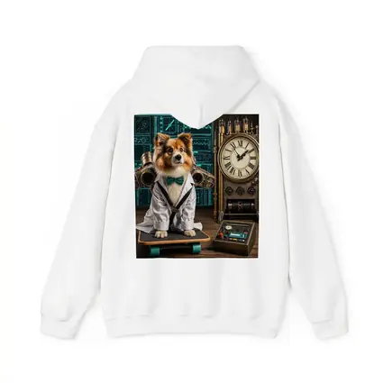 Shetland Sheepdog Scientist Steampunk Lab Setting