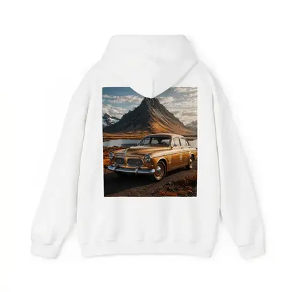 Gold Volvo Amazon Classic Mountain Landscape