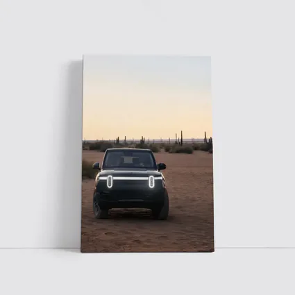 Rivian R1S Electric SUV Desert Dusk