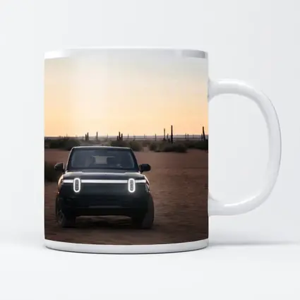Rivian R1S Electric SUV Desert Dusk