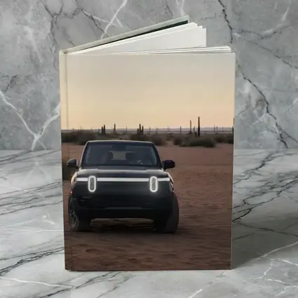 Rivian R1S Electric SUV Desert Dusk