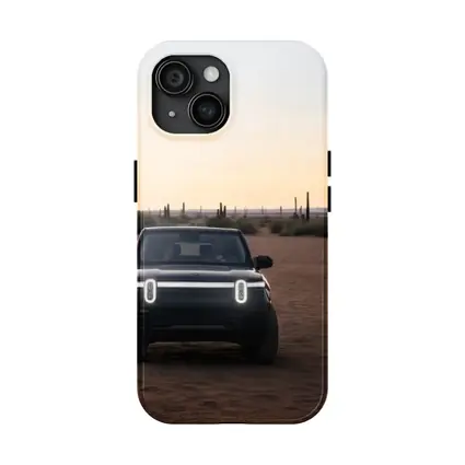 Rivian R1S Electric SUV Desert Dusk