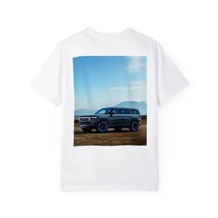 Rivian R1S SUV Mountain Desert Backdrop