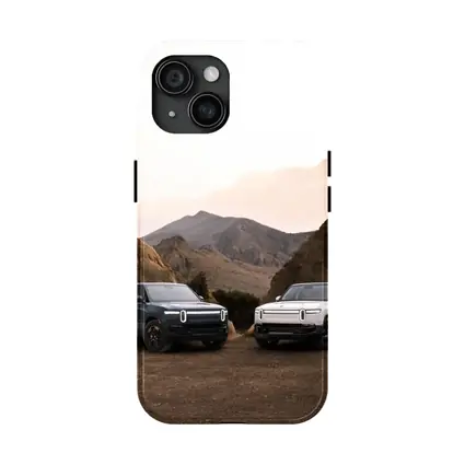 Rivian R1T R1S Desert Mountain Backdrop