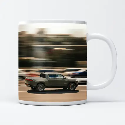 Rivian R1T Electric Truck Highway Speed