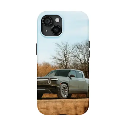 Rivian R1T Truck Autumn Bare Trees