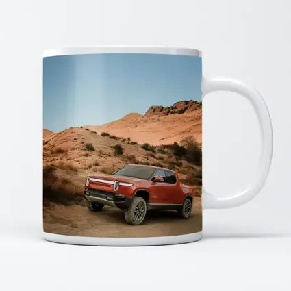 Rivian R1T Truck Desert Hills Landscape