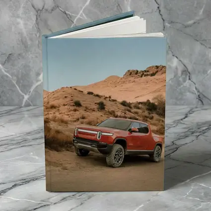 Rivian R1T Truck Desert Hills Landscape