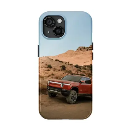 Rivian R1T Truck Desert Hills Landscape