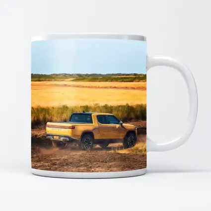 Rivian R1T Truck Dusty Golden Field